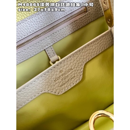 M48865Capucines Small Handbagsize：27x18x9cm