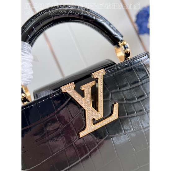  M48865Capucines Mini Handbagsize：21x14x8cm