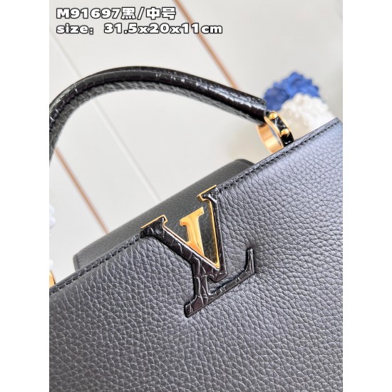 M916987Capucines MM Handbagsize：31.5x20x11cm