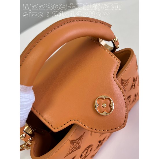 M22863 Capucines mini handbagsize：21x14x8cm