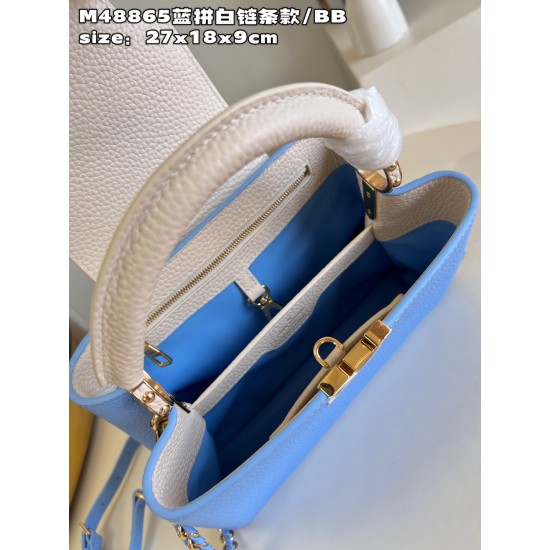 M48865Capucines BB Handbagsize：27x18x9cm 