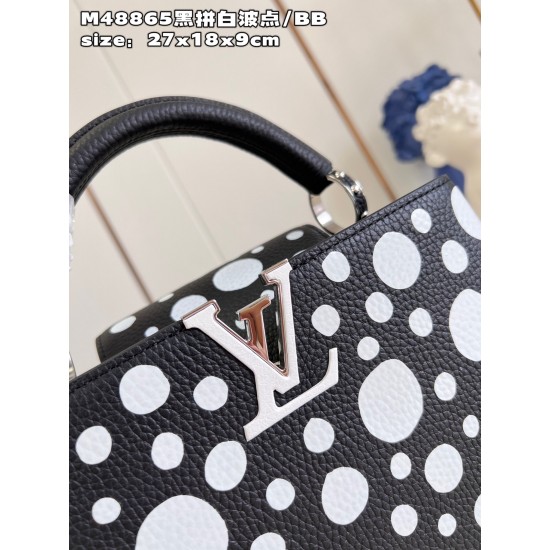 M48865 LV x YK Capucines BBsize：27x18x9cm
