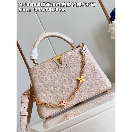 M48865Capucines Small Handbagsize：27x18x9cm