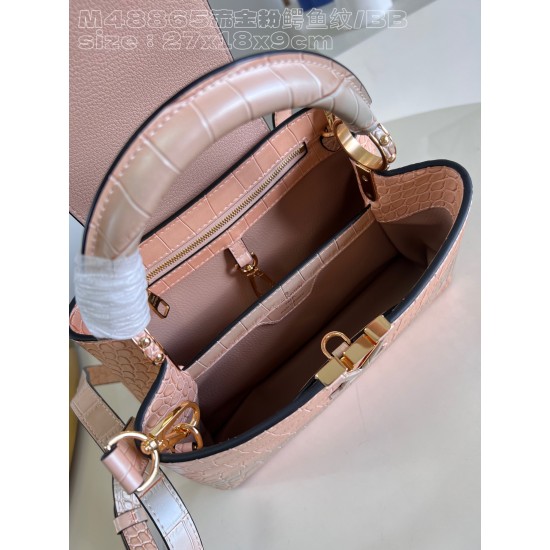  M48865Capucines  handbagsize：27x18x9cm