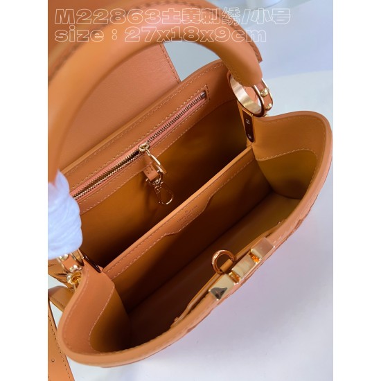 M22863 Capucines BB Handbagsize：27x18x9cm