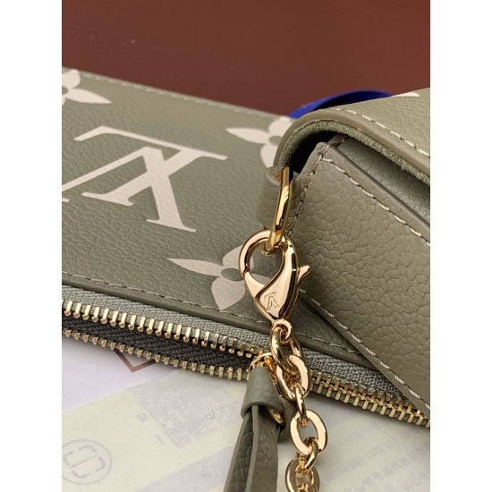 M42480 Green! Pochette Flicie Chain Bag