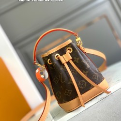 【M81266 Nano Noé Bucket Bag:13x16x10CM