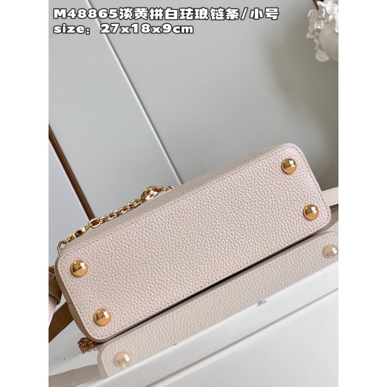 M48865Capucines Small Handbagsize：27x18x9cm