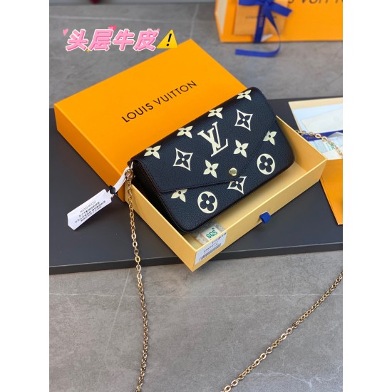 M69977 Black Pochette Flicie Chain Bag