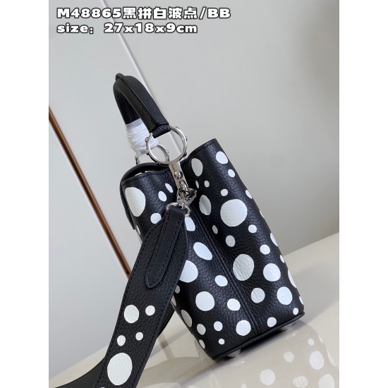 M48865 LV x YK Capucines BBsize：27x18x9cm