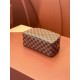 47527Damier Graphite Cosmetic Bag：25.5 x 17.0 x 9.0 cm。
