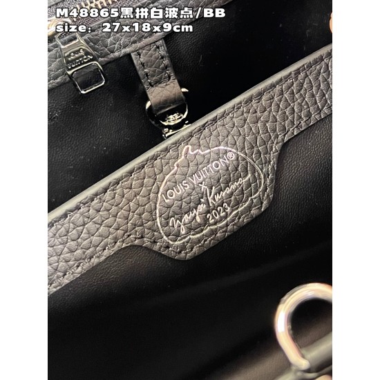 M48865 LV x YK Capucines BBsize：27x18x9cm