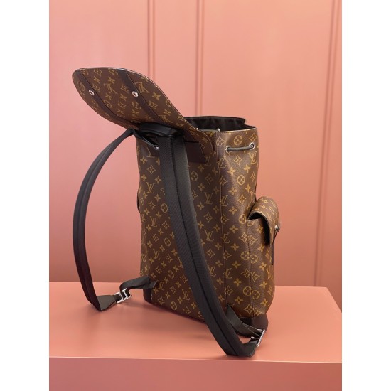 Christopher Medium Shoulder BagM43735：38x44x21cm