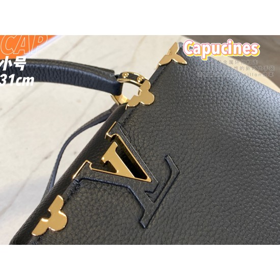  M54663CAPUCINES Medium Handbag:31cmx21x11cm