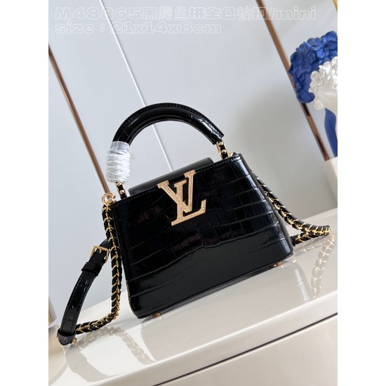  M48865Capucines Mini Handbagsize：21x14x8cm