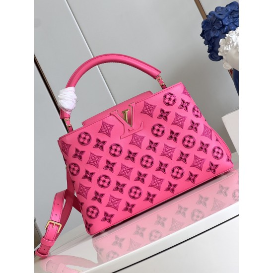 M22863Capucines MM Handbagssize：31.5x20x11cm