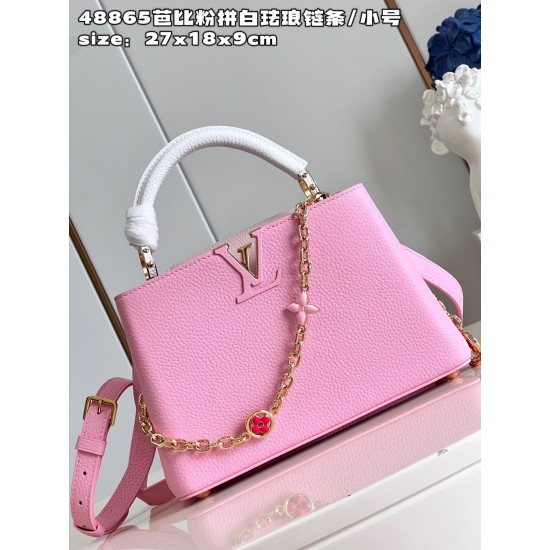  M48865Capucines Small Handbagsize：27x18x9cm