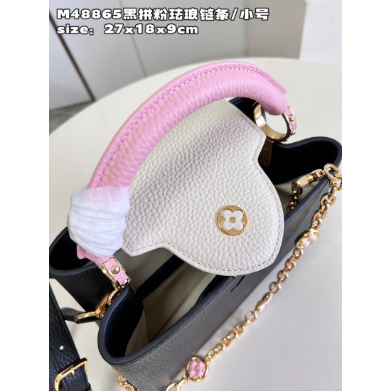  M48865Capucines Small Handbagsize：27x18x9cm