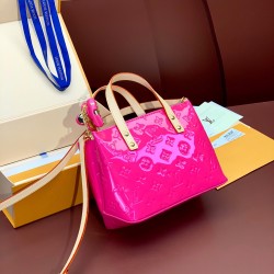 M24028 Enameled red READE small handbag