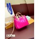 M24028 Enameled red READE small handbag