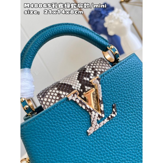M48865Capucines  size:21x14x8 cm