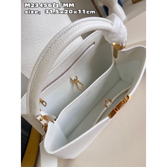  M23456Capucines MM Handbagsize：31.5x20x11cm