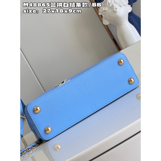 M48865Capucines BB Handbagsize：27x18x9cm 