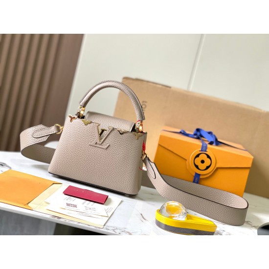 M23330Capucines Mini HandbagSize：21 * 14 * 8Cm