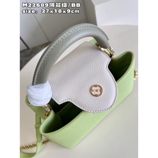 M22916 Capucines BB Handbagsize：27x18x9cm