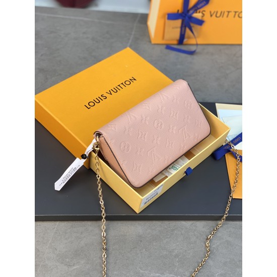 M64064 Pink Pochette Flicie Chain Bag