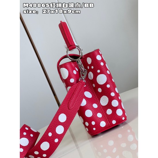  M48865LV x YK Capucines bagsize：27x18x9cm
