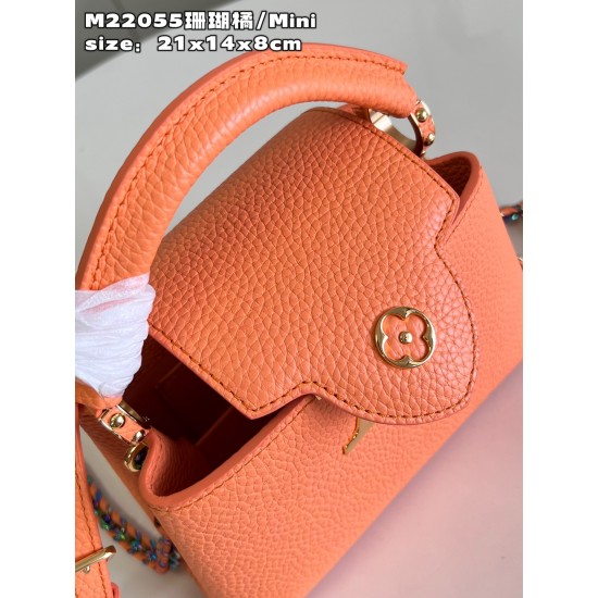 M22055Capucines Mini Handbagsize：27x18x9cm 