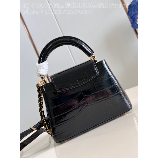  M48865Capucines Mini Handbagsize：21x14x8cm