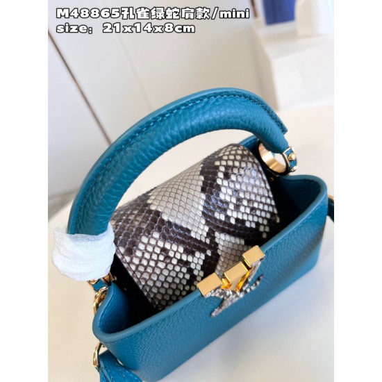 M48865Capucines  size:21x14x8 cm