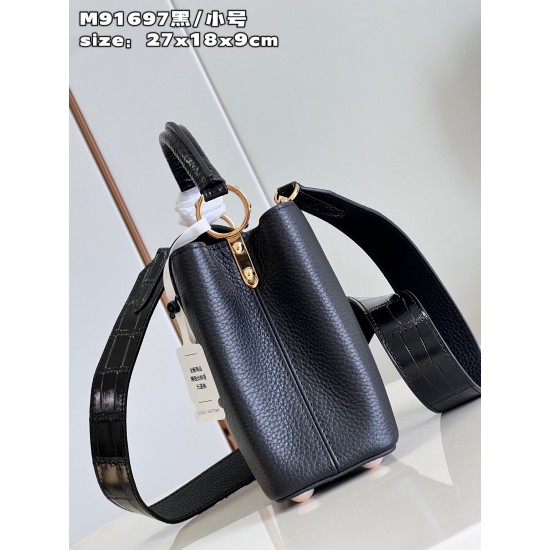 M91697Capucines BB Handbag  size：27x18x9cm
