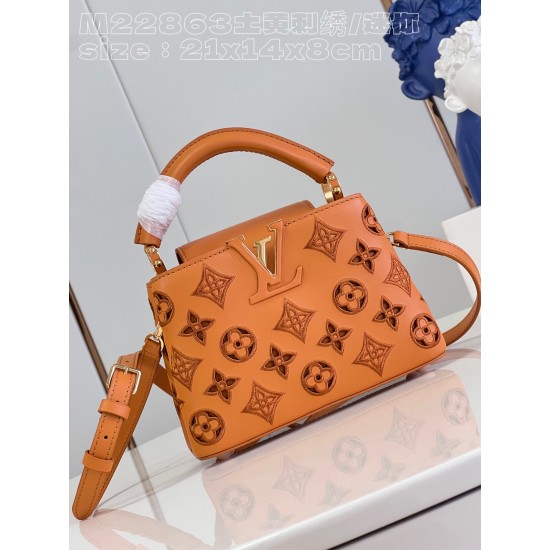 M22863 Capucines mini handbagsize：21x14x8cm