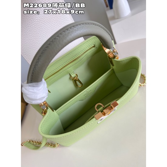 M22916 Capucines BB Handbagsize：27x18x9cm