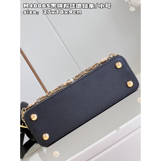  M48865Capucines Small Handbagsize：27x18x9cm