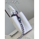 M22055 White Mini Capucines Mini Handbagssize：21x14x8cm