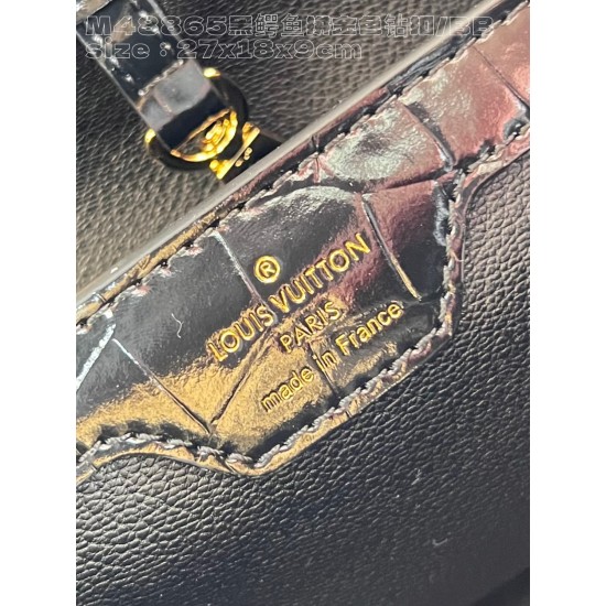  M48865Capucines Trumpet Handbagsize：27x18x9cm