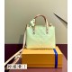 M24028 READE Small Handbag in Lemon Yellow