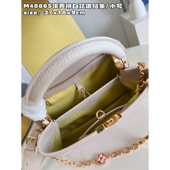 M48865Capucines Small Handbagsize：27x18x9cm