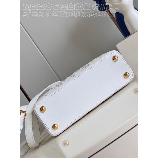 M22863Capucines BB Handbagsize：27x18x9cm
