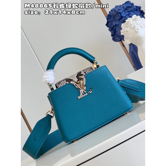 M48865Capucines  size:21x14x8 cm
