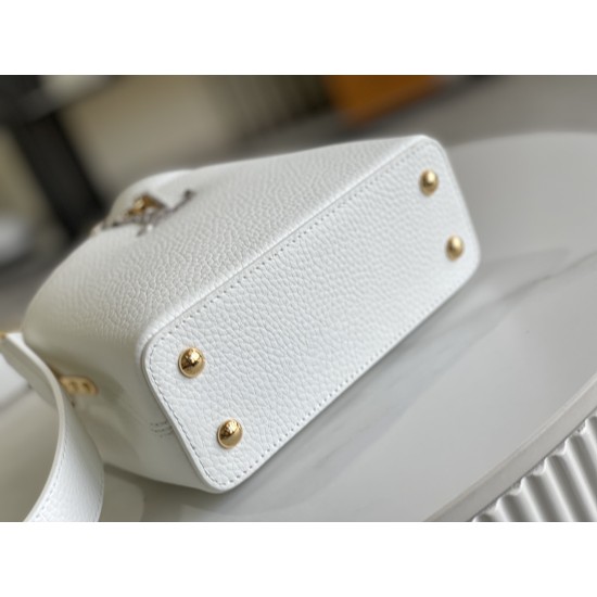 M98477Capucines Mini Handbag:21*14*8cm