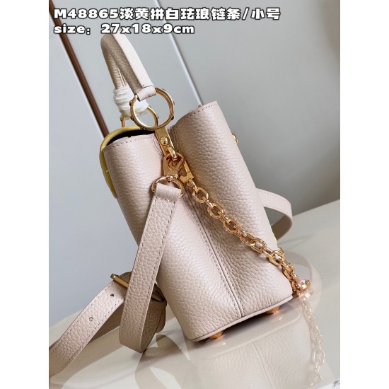 M48865Capucines Small Handbagsize：27x18x9cm