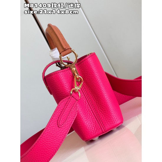  M81409Capucines mini handbagsize:21x14x8cm