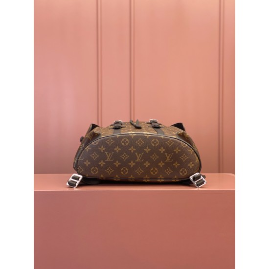 Christopher Medium Shoulder BagM43735：38x44x21cm