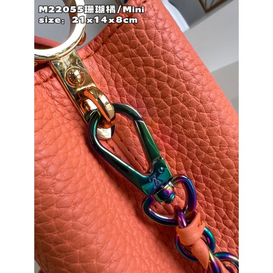 M22055Capucines Mini Handbagsize：27x18x9cm 