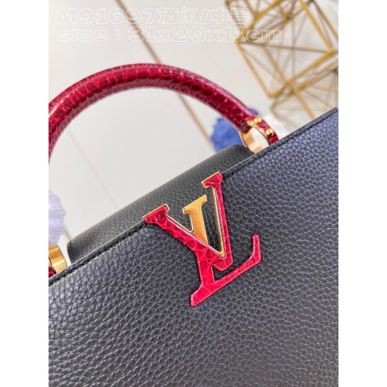  M91697Capucines MM size：31.5x20x11cm